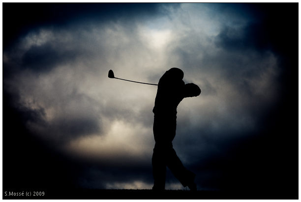 Golfers in the Storm
